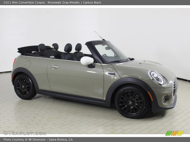 Moonwalk Gray Metallic / Carbon Black 2021 Mini Convertible Cooper