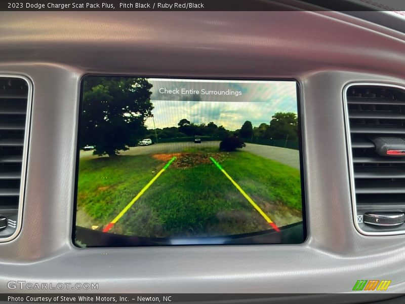 Pitch Black / Ruby Red/Black 2023 Dodge Charger Scat Pack Plus