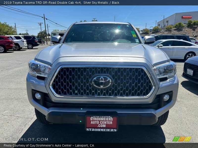 Silver Sky Metallic / Black 2019 Toyota Tacoma TRD Off-Road Double Cab 4x4