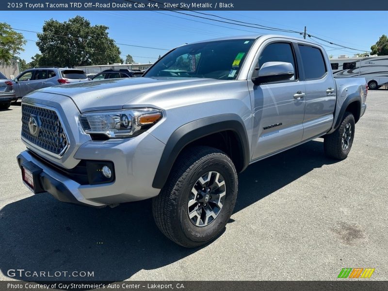 Silver Sky Metallic / Black 2019 Toyota Tacoma TRD Off-Road Double Cab 4x4