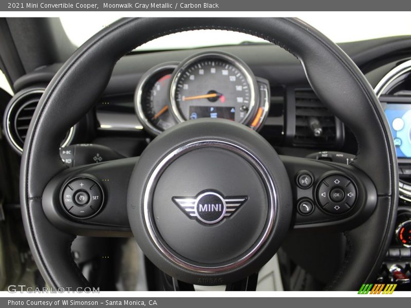 Moonwalk Gray Metallic / Carbon Black 2021 Mini Convertible Cooper
