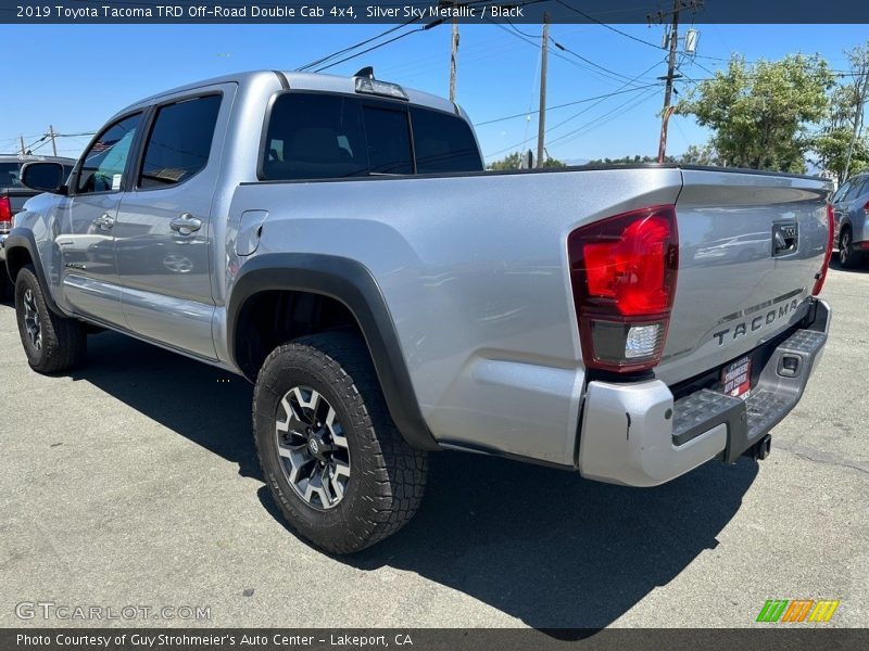 Silver Sky Metallic / Black 2019 Toyota Tacoma TRD Off-Road Double Cab 4x4