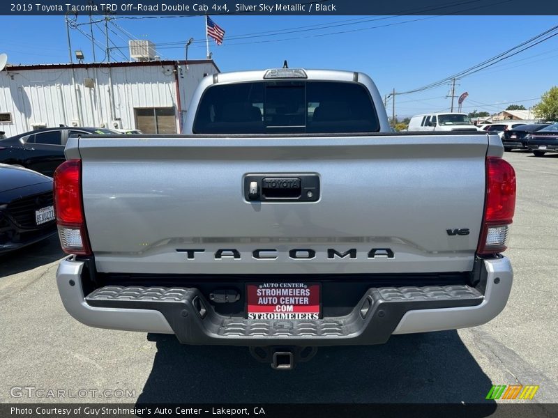 Silver Sky Metallic / Black 2019 Toyota Tacoma TRD Off-Road Double Cab 4x4
