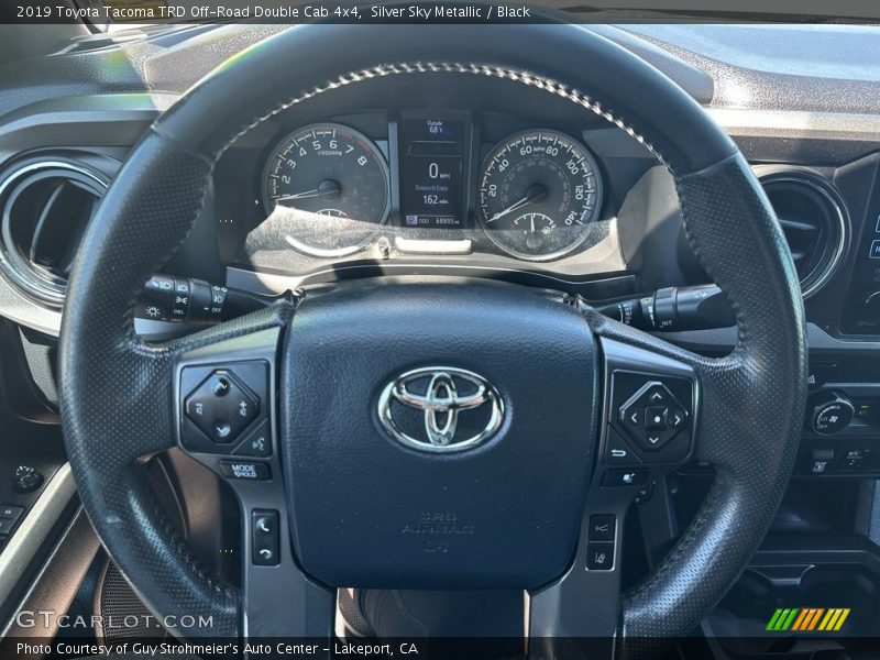 Silver Sky Metallic / Black 2019 Toyota Tacoma TRD Off-Road Double Cab 4x4