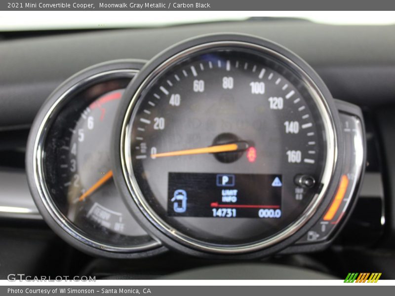 Moonwalk Gray Metallic / Carbon Black 2021 Mini Convertible Cooper