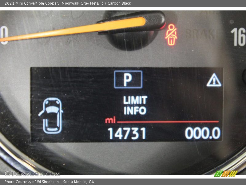 Moonwalk Gray Metallic / Carbon Black 2021 Mini Convertible Cooper