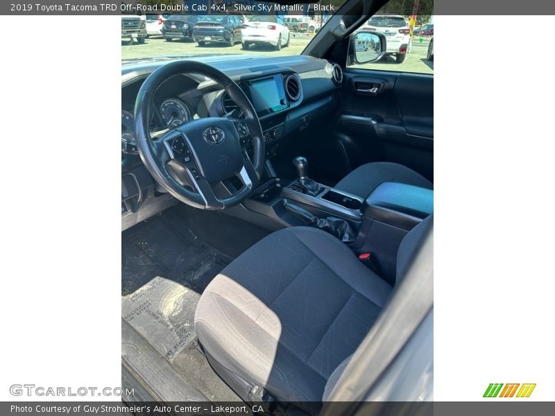 Silver Sky Metallic / Black 2019 Toyota Tacoma TRD Off-Road Double Cab 4x4