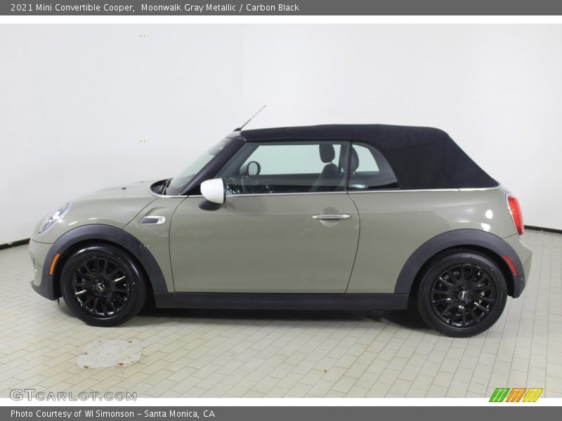 Moonwalk Gray Metallic / Carbon Black 2021 Mini Convertible Cooper