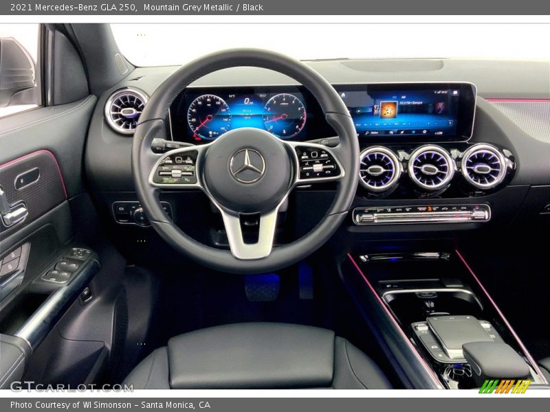 Mountain Grey Metallic / Black 2021 Mercedes-Benz GLA 250