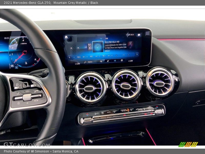 Mountain Grey Metallic / Black 2021 Mercedes-Benz GLA 250