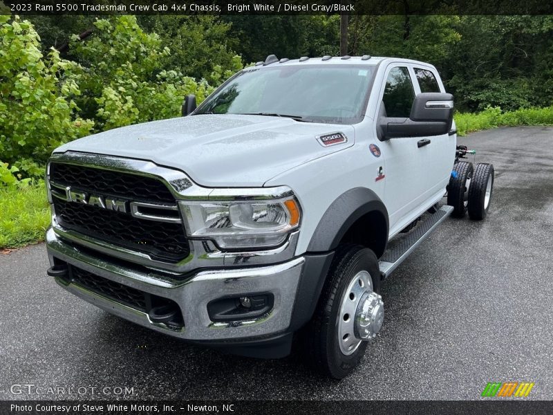 Bright White / Diesel Gray/Black 2023 Ram 5500 Tradesman Crew Cab 4x4 Chassis