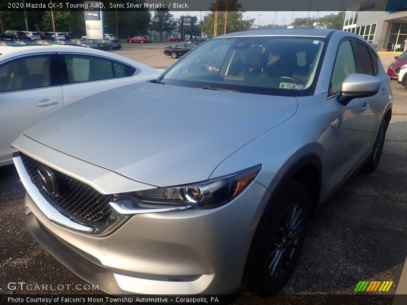 Sonic Silver Metallic / Black 2020 Mazda CX-5 Touring AWD