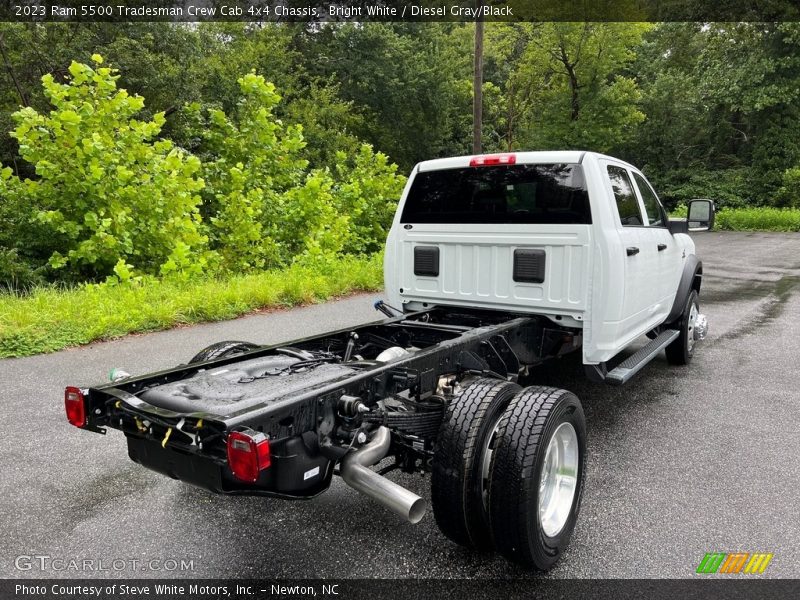 Bright White / Diesel Gray/Black 2023 Ram 5500 Tradesman Crew Cab 4x4 Chassis