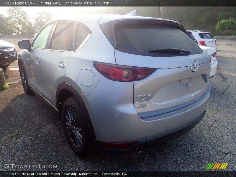 Sonic Silver Metallic / Black 2020 Mazda CX-5 Touring AWD