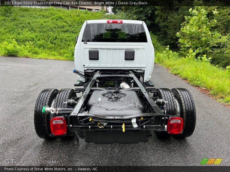 Bright White / Diesel Gray/Black 2023 Ram 5500 Tradesman Crew Cab 4x4 Chassis