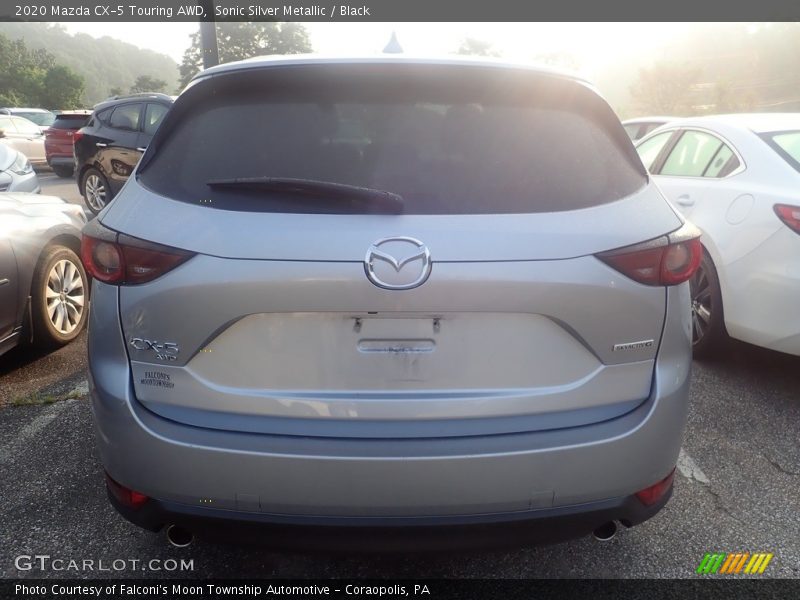 Sonic Silver Metallic / Black 2020 Mazda CX-5 Touring AWD