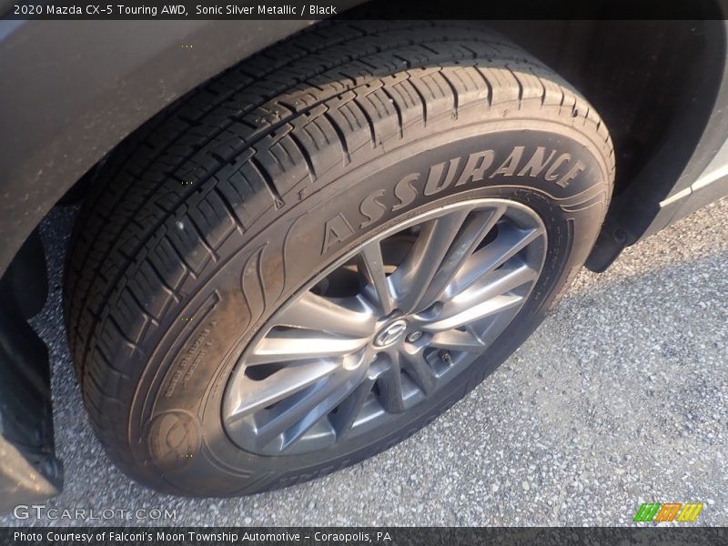 Sonic Silver Metallic / Black 2020 Mazda CX-5 Touring AWD