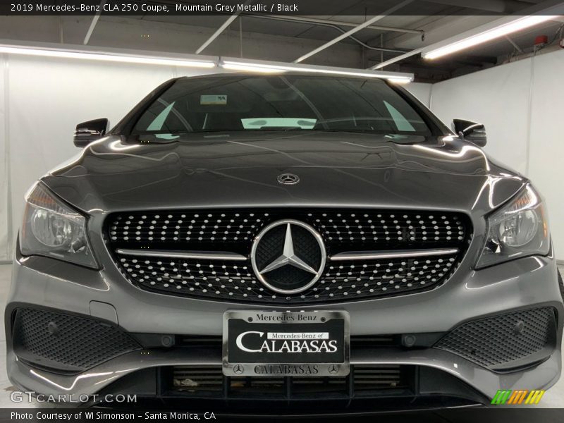 Mountain Grey Metallic / Black 2019 Mercedes-Benz CLA 250 Coupe