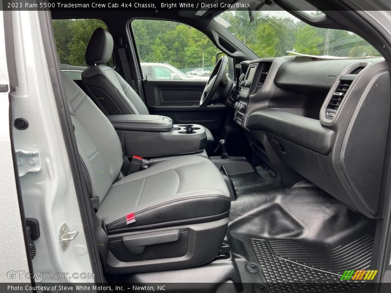 Bright White / Diesel Gray/Black 2023 Ram 5500 Tradesman Crew Cab 4x4 Chassis