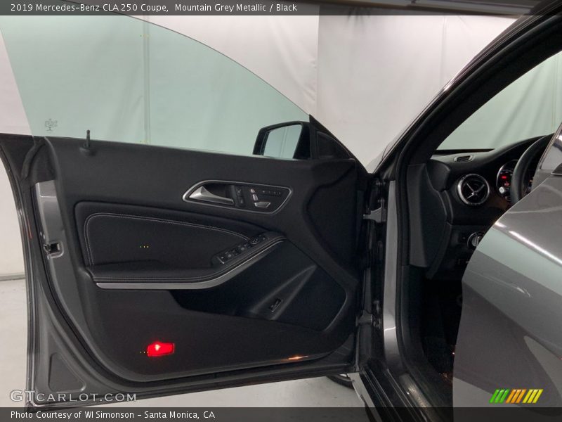 Mountain Grey Metallic / Black 2019 Mercedes-Benz CLA 250 Coupe