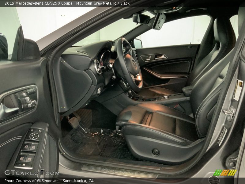 Mountain Grey Metallic / Black 2019 Mercedes-Benz CLA 250 Coupe