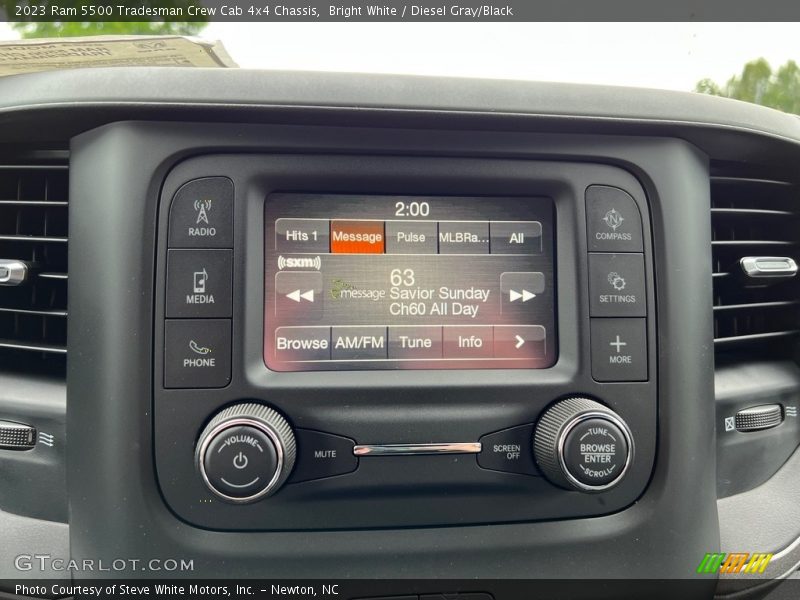 Bright White / Diesel Gray/Black 2023 Ram 5500 Tradesman Crew Cab 4x4 Chassis