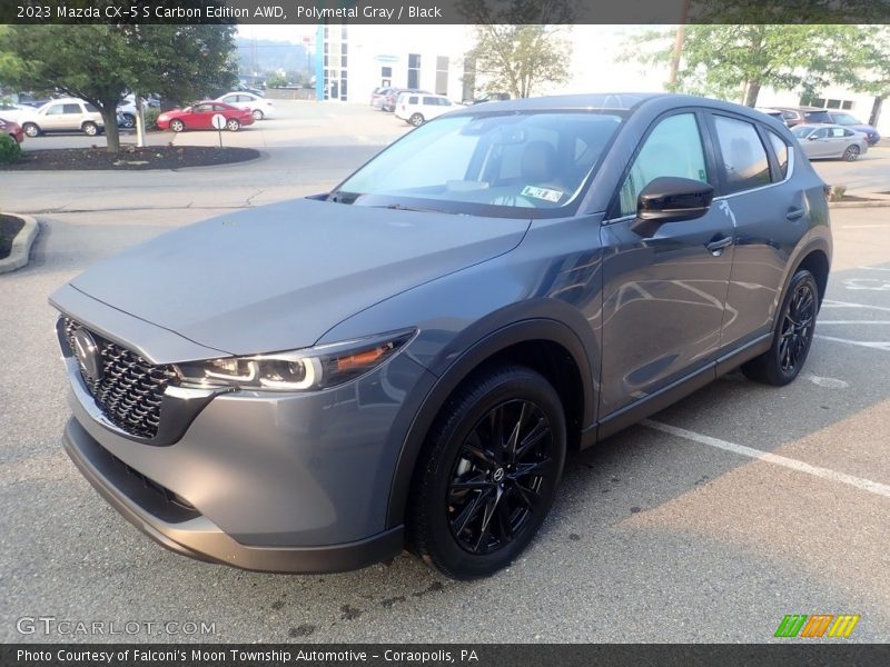 Polymetal Gray / Black 2023 Mazda CX-5 S Carbon Edition AWD