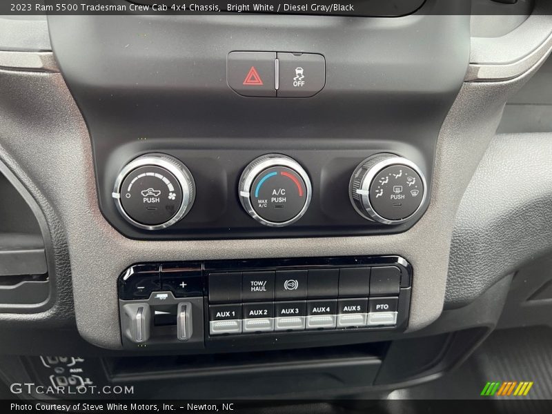 Bright White / Diesel Gray/Black 2023 Ram 5500 Tradesman Crew Cab 4x4 Chassis