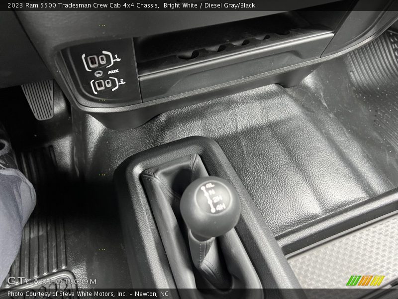 Bright White / Diesel Gray/Black 2023 Ram 5500 Tradesman Crew Cab 4x4 Chassis