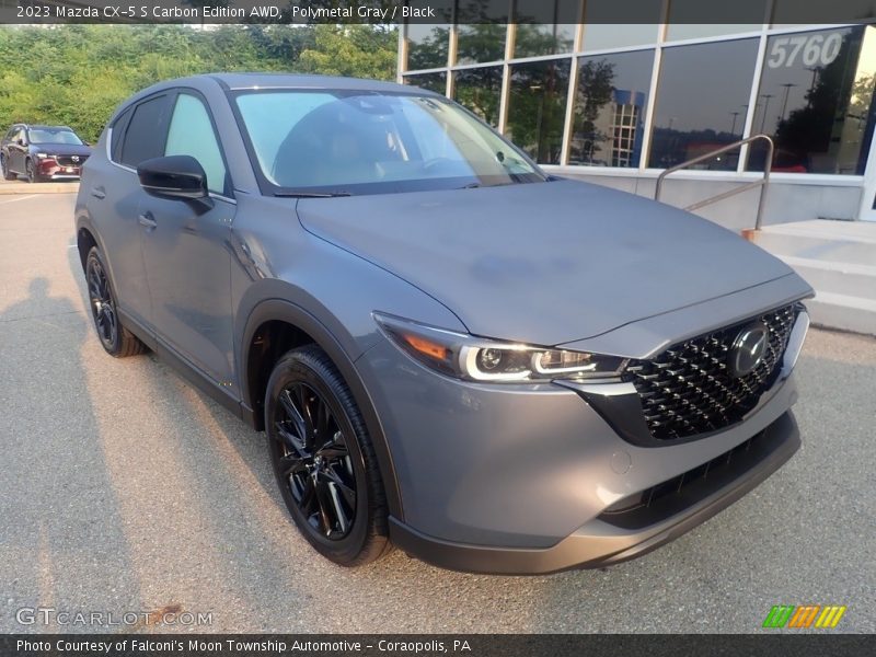 Polymetal Gray / Black 2023 Mazda CX-5 S Carbon Edition AWD