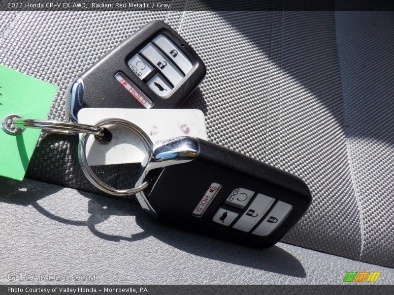 Keys of 2022 CR-V EX AWD
