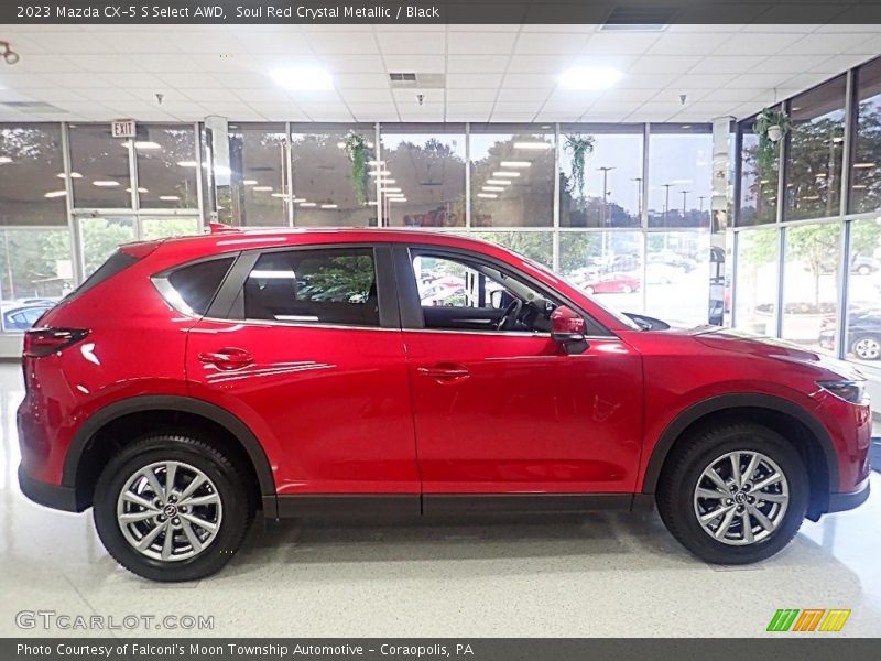 Soul Red Crystal Metallic / Black 2023 Mazda CX-5 S Select AWD