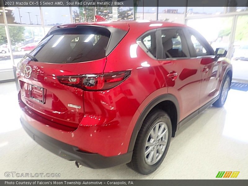 Soul Red Crystal Metallic / Black 2023 Mazda CX-5 S Select AWD