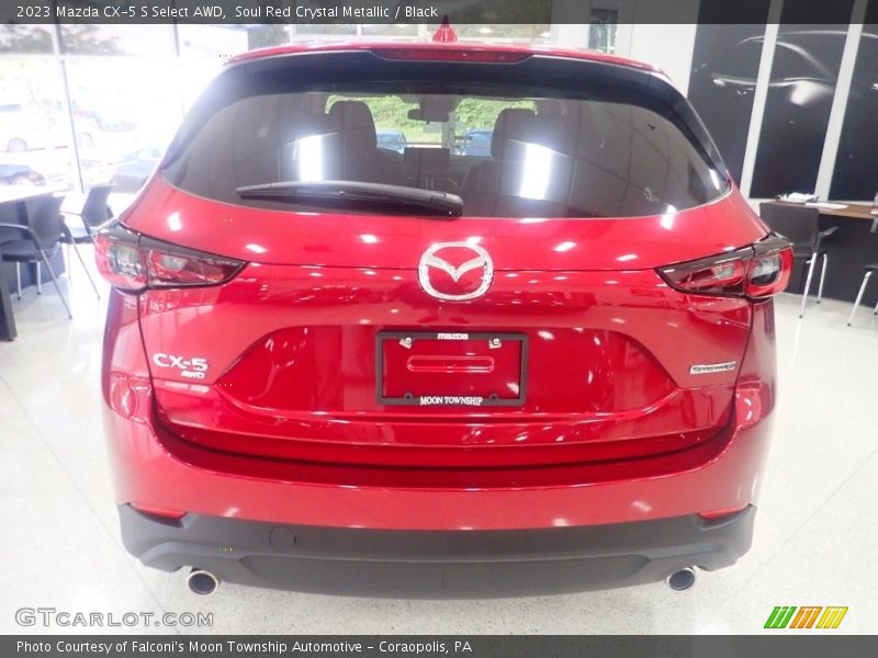 Soul Red Crystal Metallic / Black 2023 Mazda CX-5 S Select AWD