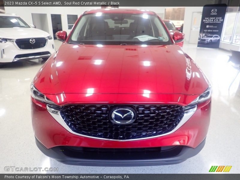 Soul Red Crystal Metallic / Black 2023 Mazda CX-5 S Select AWD