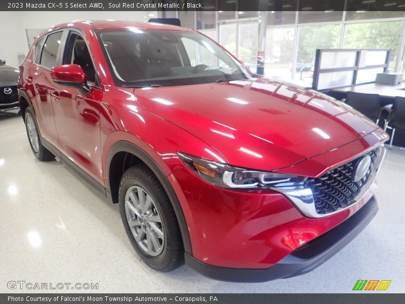 Soul Red Crystal Metallic / Black 2023 Mazda CX-5 S Select AWD