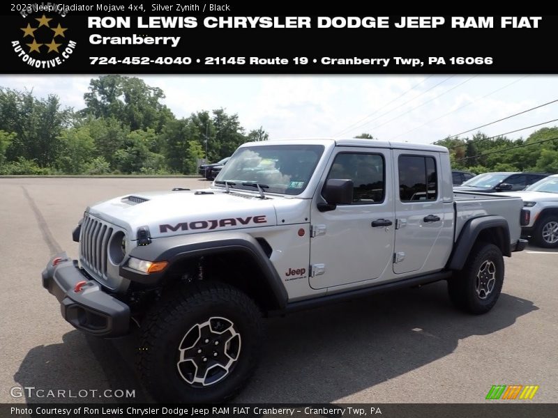 Silver Zynith / Black 2023 Jeep Gladiator Mojave 4x4