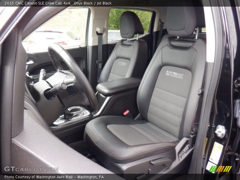  2015 Canyon SLE Crew Cab 4x4 Jet Black Interior
