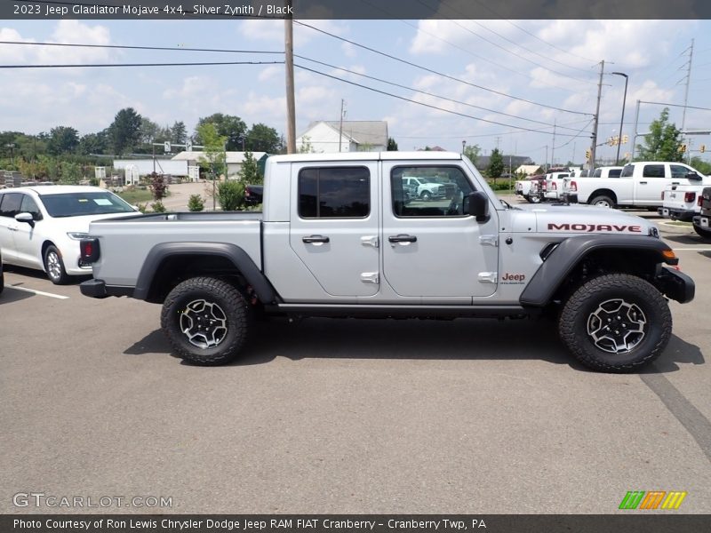 Silver Zynith / Black 2023 Jeep Gladiator Mojave 4x4