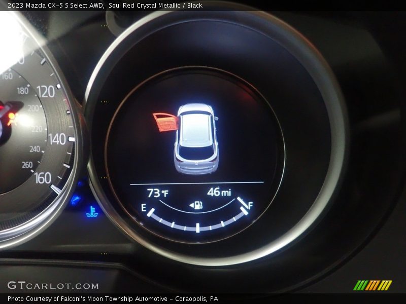 Soul Red Crystal Metallic / Black 2023 Mazda CX-5 S Select AWD