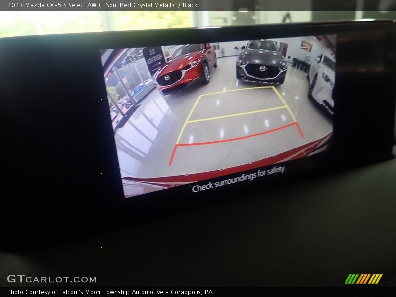 Soul Red Crystal Metallic / Black 2023 Mazda CX-5 S Select AWD