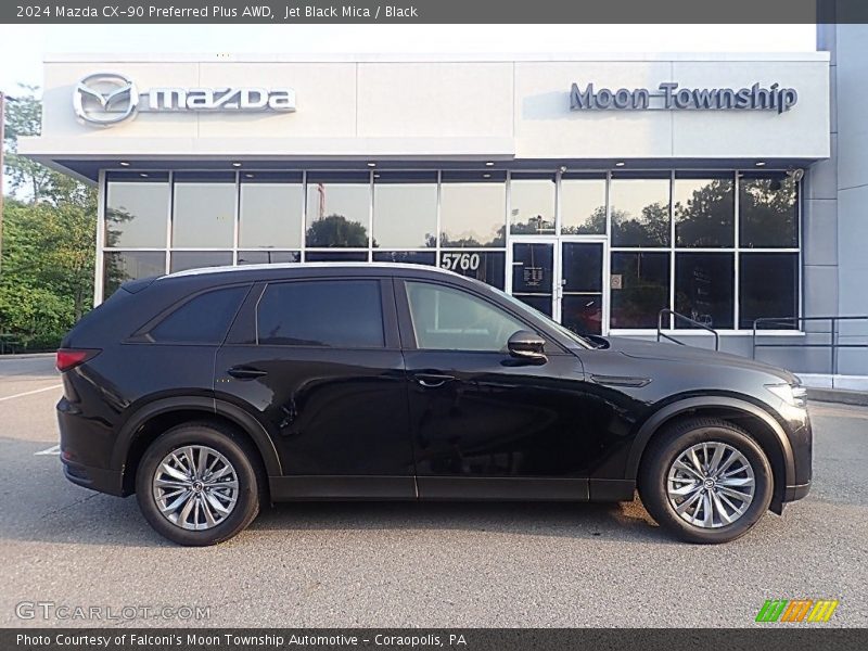 Jet Black Mica / Black 2024 Mazda CX-90 Preferred Plus AWD