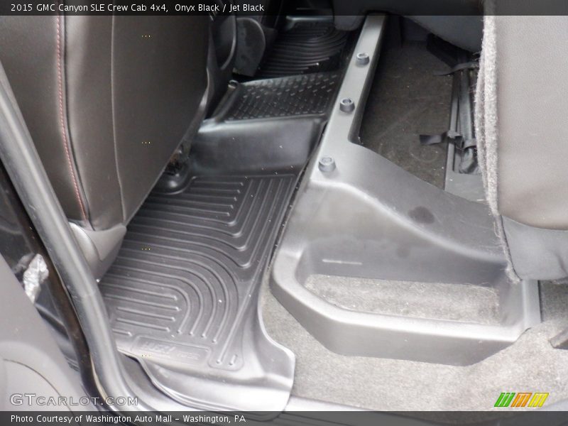 Rear Seat of 2015 Canyon SLE Crew Cab 4x4