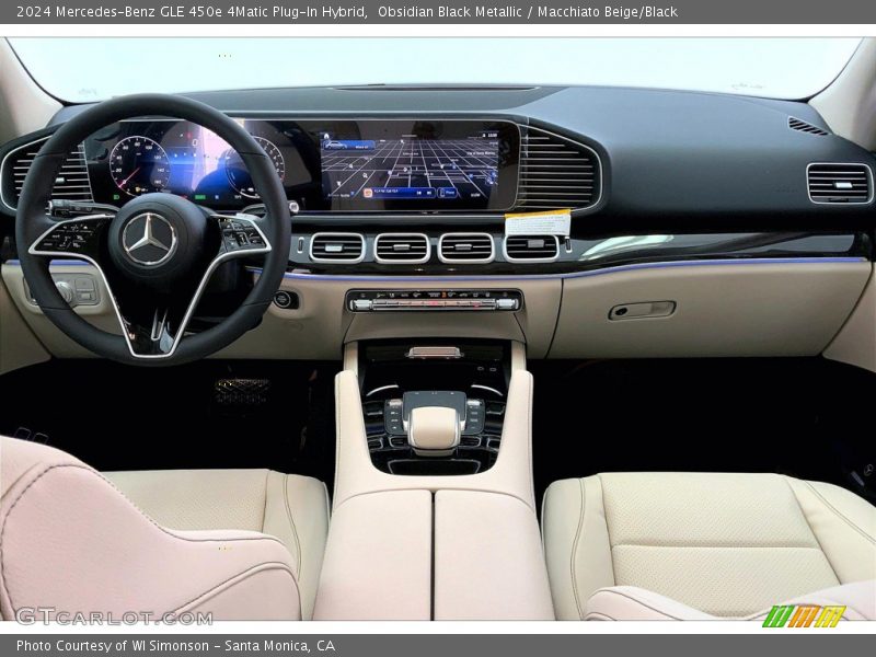 Obsidian Black Metallic / Macchiato Beige/Black 2024 Mercedes-Benz GLE 450e 4Matic Plug-In Hybrid