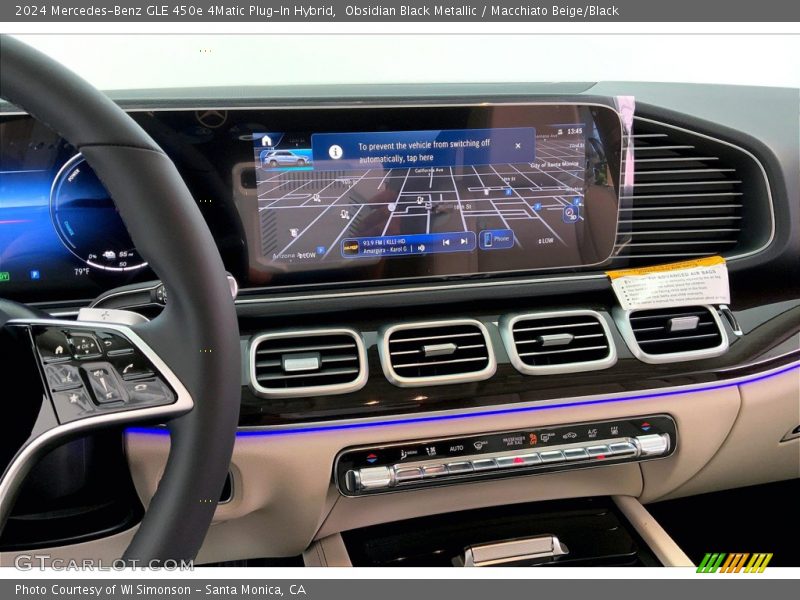 Obsidian Black Metallic / Macchiato Beige/Black 2024 Mercedes-Benz GLE 450e 4Matic Plug-In Hybrid