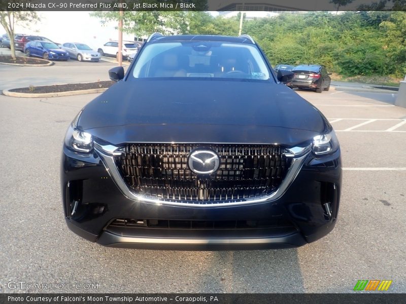 Jet Black Mica / Black 2024 Mazda CX-90 Preferred Plus AWD