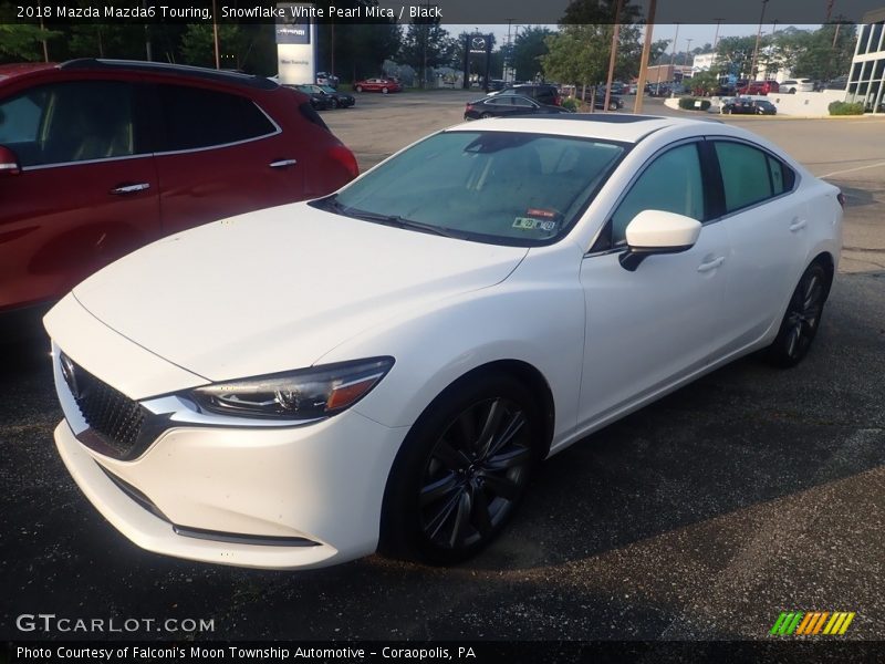 Snowflake White Pearl Mica / Black 2018 Mazda Mazda6 Touring