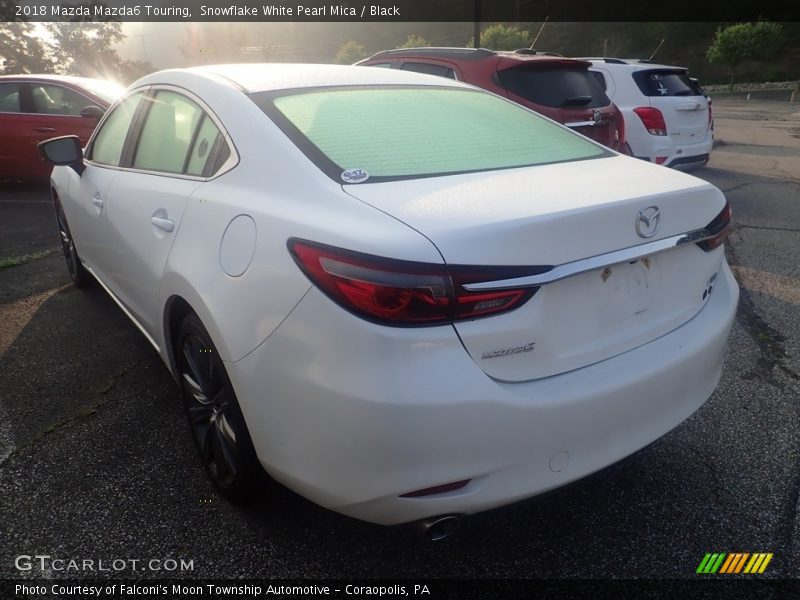 Snowflake White Pearl Mica / Black 2018 Mazda Mazda6 Touring