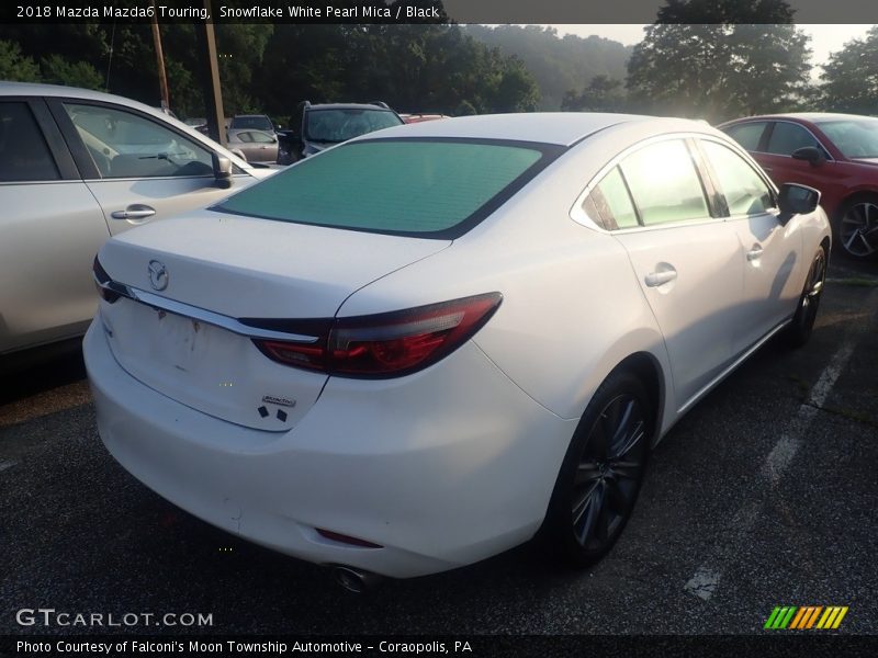 Snowflake White Pearl Mica / Black 2018 Mazda Mazda6 Touring