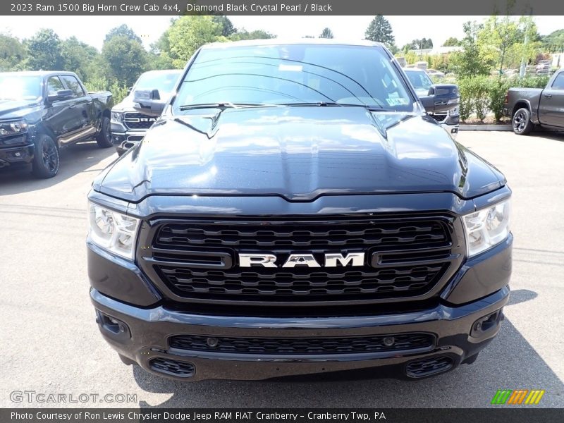 Diamond Black Crystal Pearl / Black 2023 Ram 1500 Big Horn Crew Cab 4x4